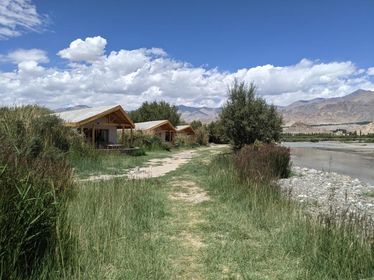 The Indus River Camp Leh Exterior foto