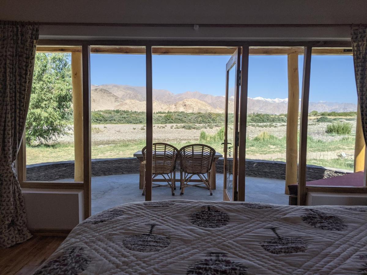 The Indus River Camp Leh Exterior foto