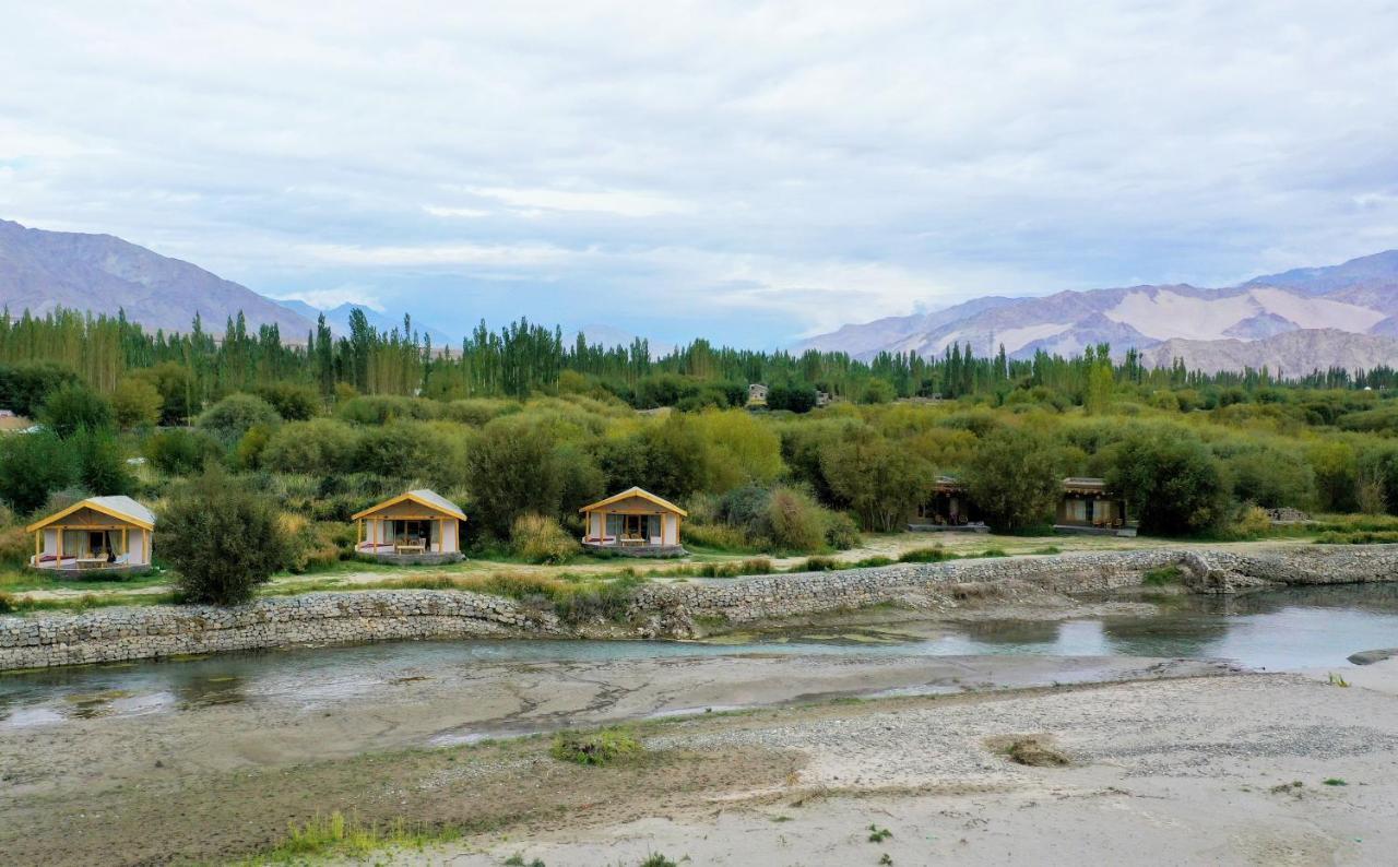 The Indus River Camp Leh Exterior foto