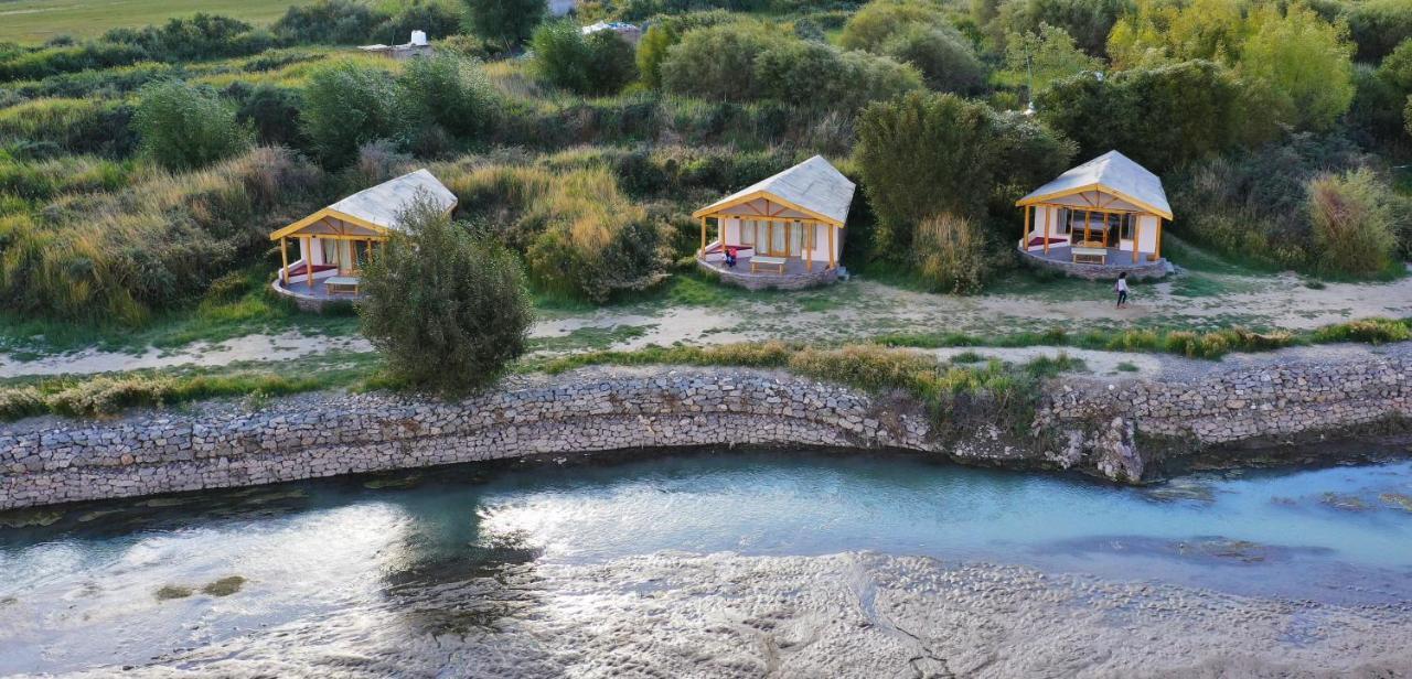 The Indus River Camp Leh Exterior foto