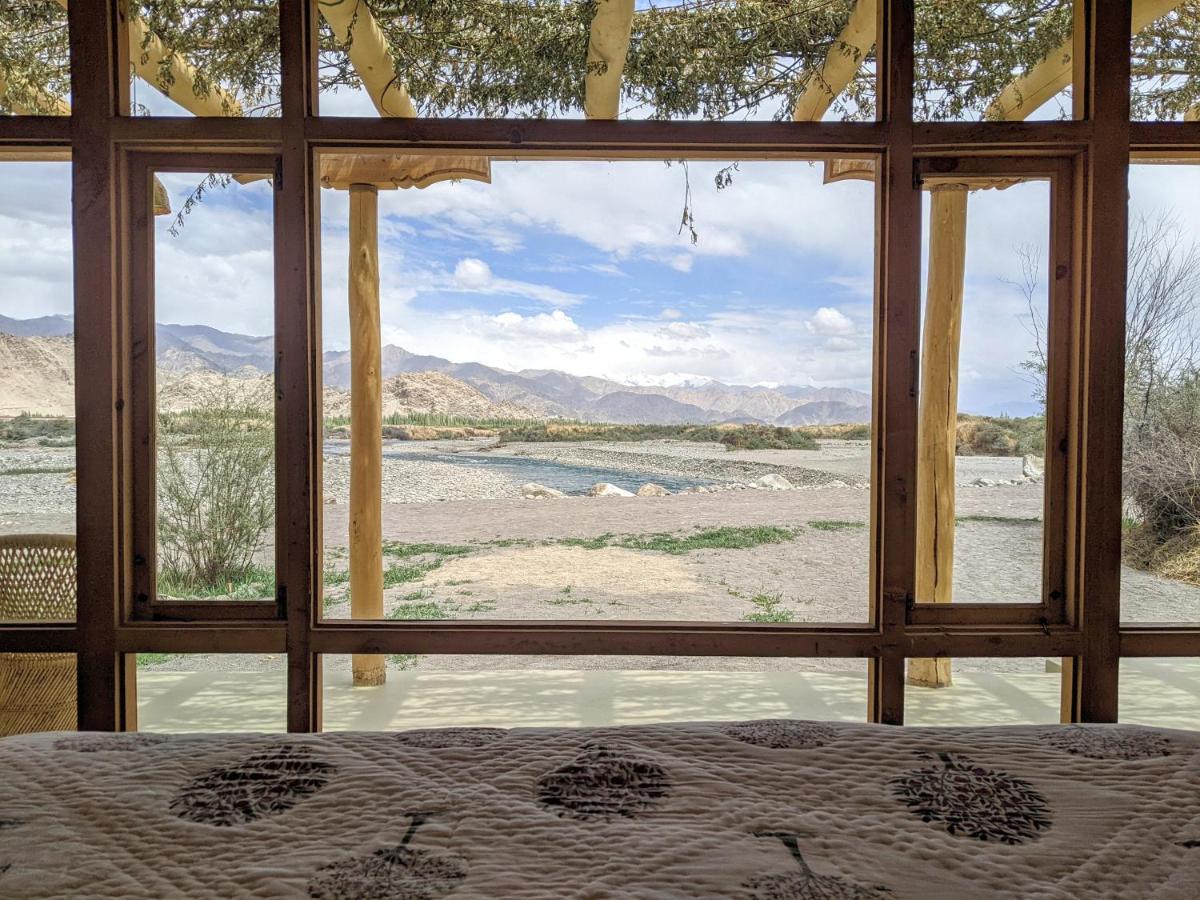 The Indus River Camp Leh Exterior foto