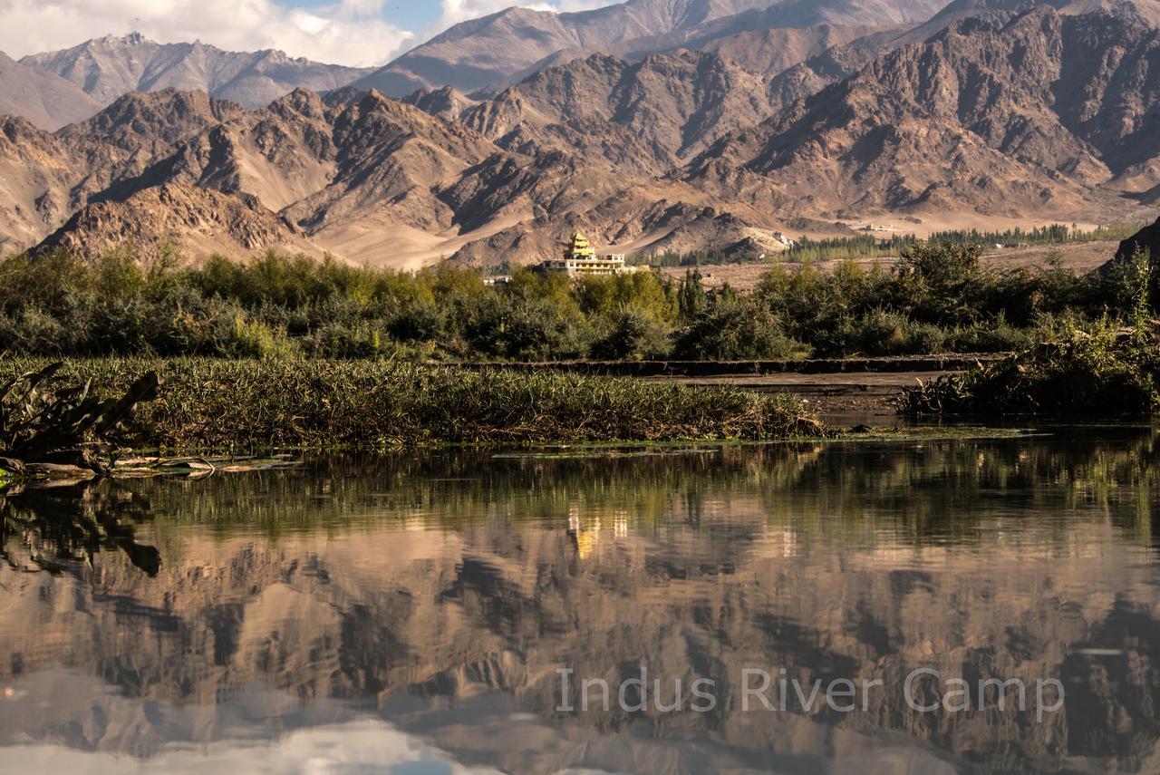 The Indus River Camp Leh Exterior foto