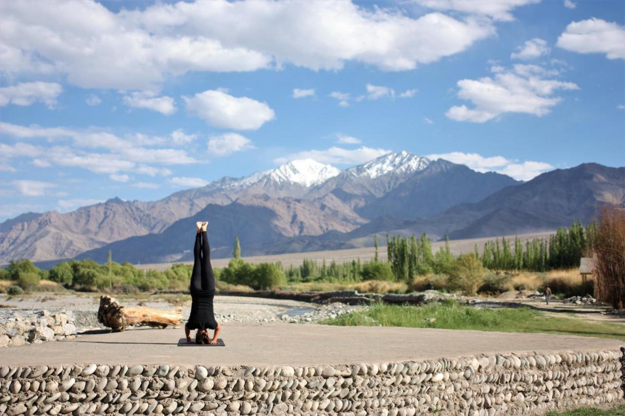 The Indus River Camp Leh Exterior foto